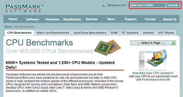 CPU Benchmark