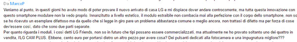 Recensione Amazon LG G5