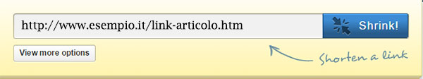Inserisci il tuo link